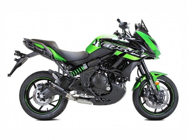Preisgünstige Kawasaki Versys 650 Motorrad Verkleidung 2015-2021 - Grun Schwarz