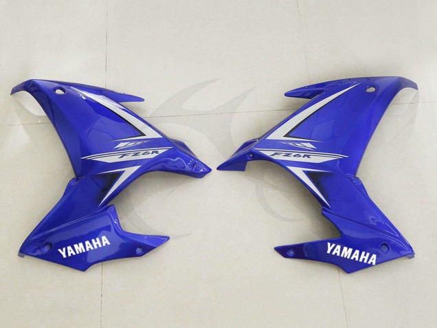 Preisgünstige Yamaha FZ6R Motorrad Verkleidung 2009-2015 - Blau Weiss