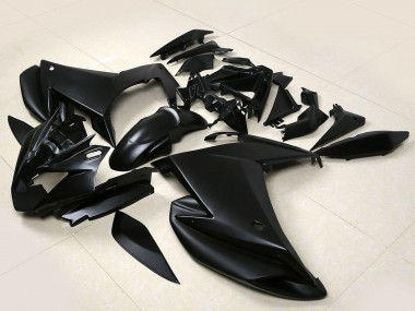 Preisgünstige Yamaha FZ6R Motorrad Verkleidung 2009-2015 - Matt Schwarz