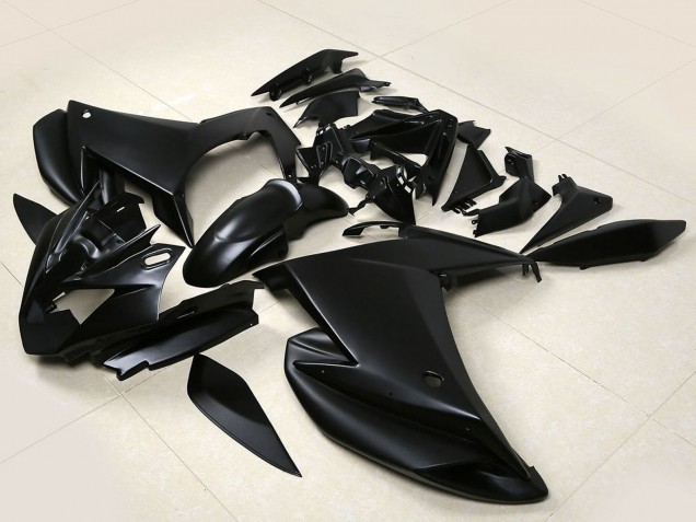 Preisgünstige Yamaha FZ6R Motorrad Verkleidung 2009-2015 - Matt Schwarz