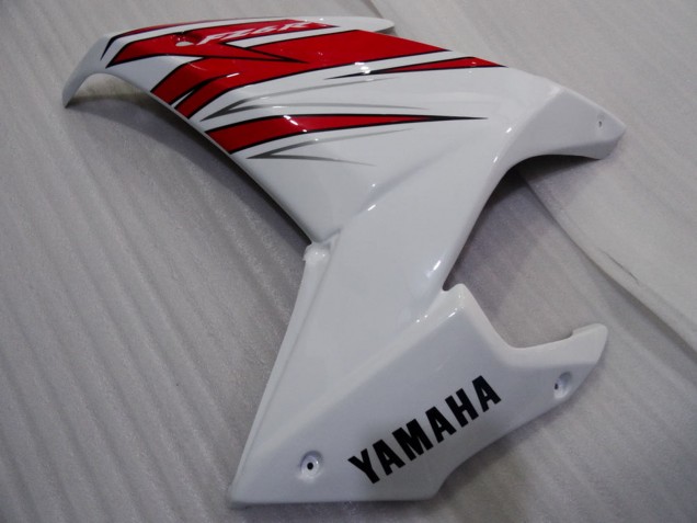 Preisgünstige Yamaha FZ6R Motorrad Verkleidung 2009-2015 - Weiss Rot Schwarz