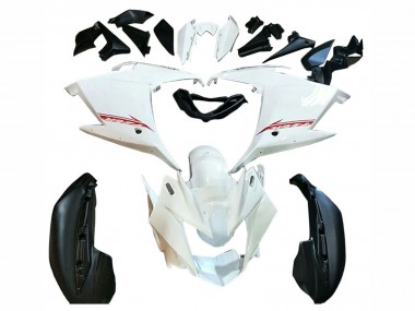 Preisgünstige Yamaha FZ6R Motorrad Verkleidung 2009-2015 - Weiss Schwarz Rot