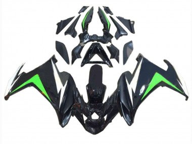 Preisgünstige Yamaha FZ6R Motorrad Verkleidung 2009-2015 - Schwarz Weiss Grun