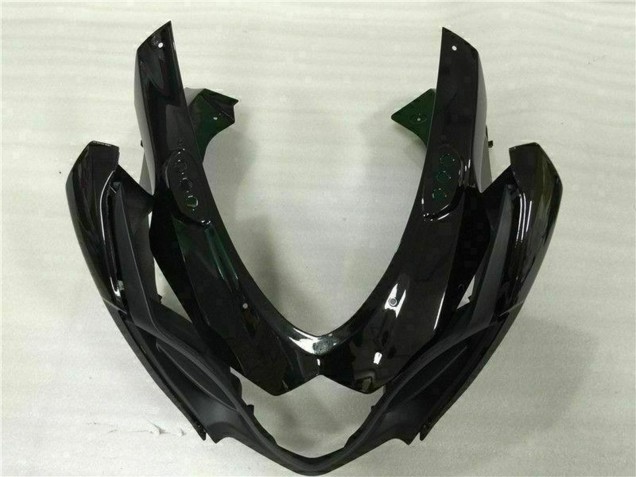 Preisgünstige Suzuki GSXR 1000 Motorrad Verkleidung 2009-2016 - Glanzendes Schwarz Matt Schwarz