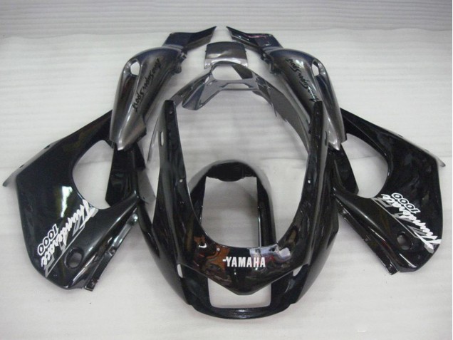 Preisgünstige Yamaha YZF 1000R Thunderace Motorrad Verkleidung 1997-2007 - Schwarz Grau Thunderace