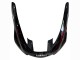 Preisgünstige Yamaha YZF 1000R Thunderace Motorrad Verkleidung 1997-2007 - Schwarz mit Dunkel Rot Flamme