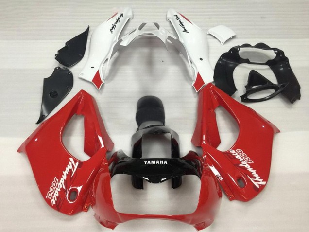 Preisgünstige Yamaha YZF 1000R Thunderace Motorrad Verkleidung 1997-2007 - Rot Schwarz Weiss Thunderace