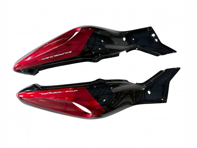 Preisgünstige Yamaha YZF 1000R Thunderace Motorrad Verkleidung Kit 1997-2007 - Schwarz mit Rot Flamme