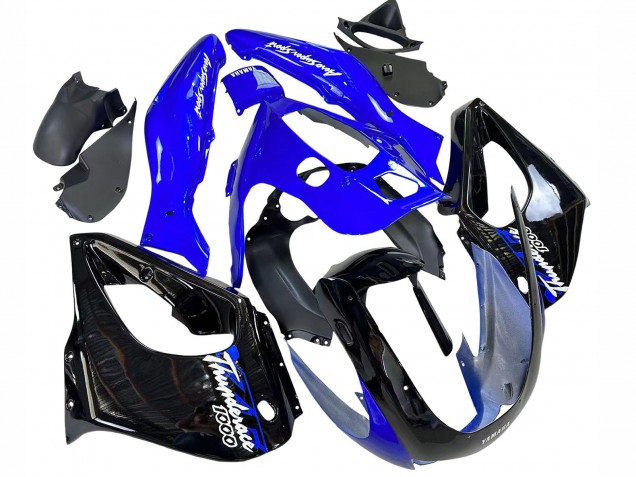 Preisgünstige Yamaha YZF 1000R Thunderace Motorrad Verkleidung 1997-2007 - Blau Schwarz Thunderace