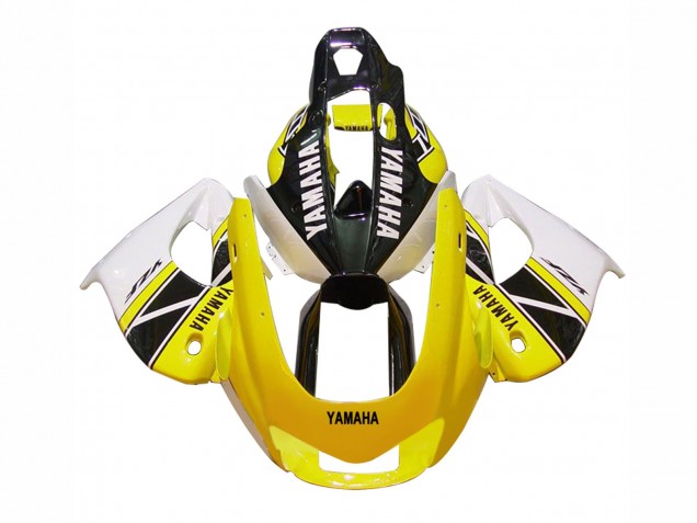 Preisgünstige Yamaha YZF 1000R Thunderace Motorrad Verkleidung 1997-2007 - Weiss Schwarz Gelb