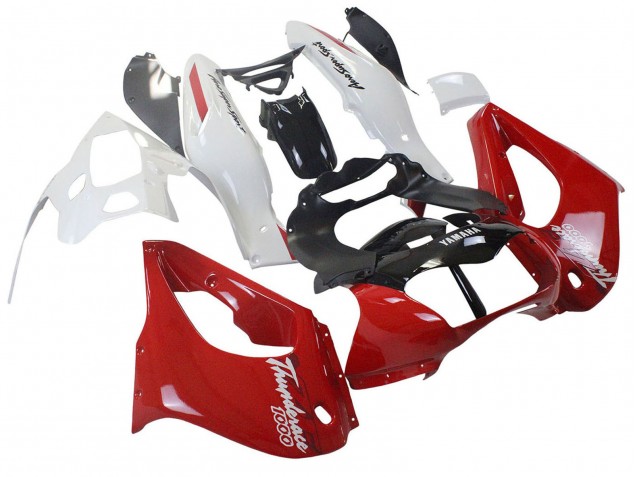 Preisgünstige Yamaha YZF 1000R Thunderace Motorrad Verkleidung 1997-2007 - Rot Schwarz Weiss Thunderace