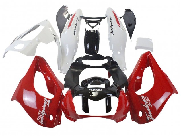 Preisgünstige Yamaha YZF 1000R Thunderace Motorrad Verkleidung 1997-2007 - Rot Schwarz Weiss Thunderace