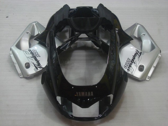 Preisgünstige Yamaha YZF 1000R Thunderace Motorrad Verkleidung 1997-2007 - Schwarz Silber Thunderace