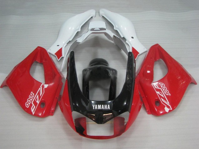 Preisgünstige Yamaha YZF 1000R Thunderace Motorrad Verkleidung 1997-2007 - Weiss Rot
