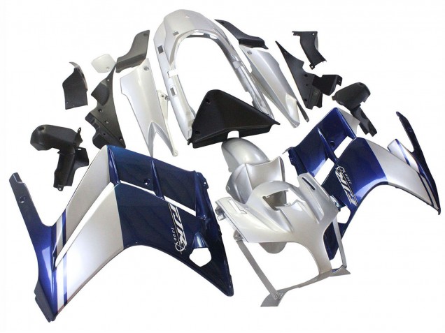 Preisgünstige Yamaha FJR1300 Motorrad Verkleidung 2001-2006 - Dunkel Blau Silber
