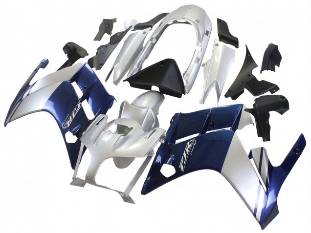 Preisgünstige Yamaha FJR1300 Motorrad Verkleidung 2001-2006 - Dunkel Blau Silber