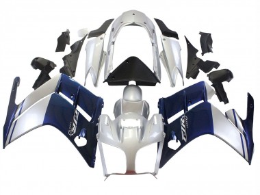 Preisgünstige Yamaha FJR1300 Motorrad Verkleidung 2001-2006 - Dunkel Blau Silber