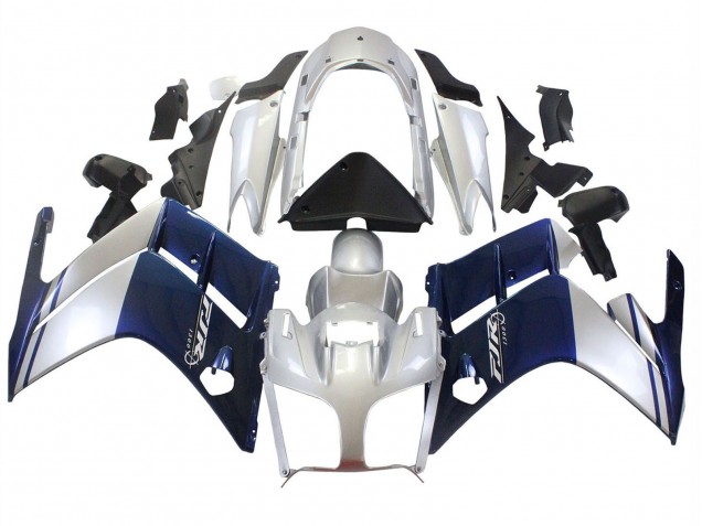 Preisgünstige Yamaha FJR1300 Motorrad Verkleidung 2001-2006 - Dunkel Blau Silber