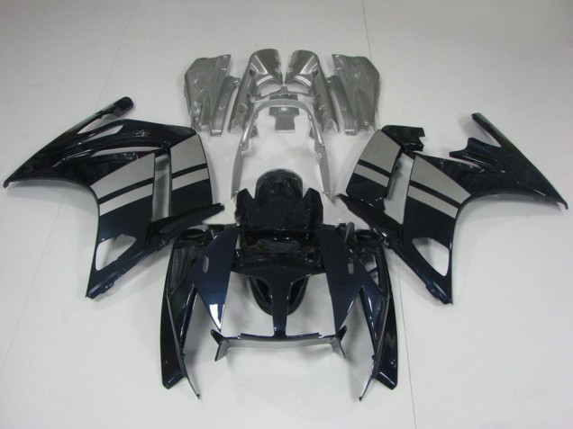 Preisgünstige Yamaha FJR1300 Motorrad Verkleidung 2001-2006 - Glanzendes Schwarz Silber