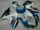 Preisgünstige Suzuki GSXR 1000 Abs Verkleidungen Kit 2009-2016 - Weiss Blau Schwarz