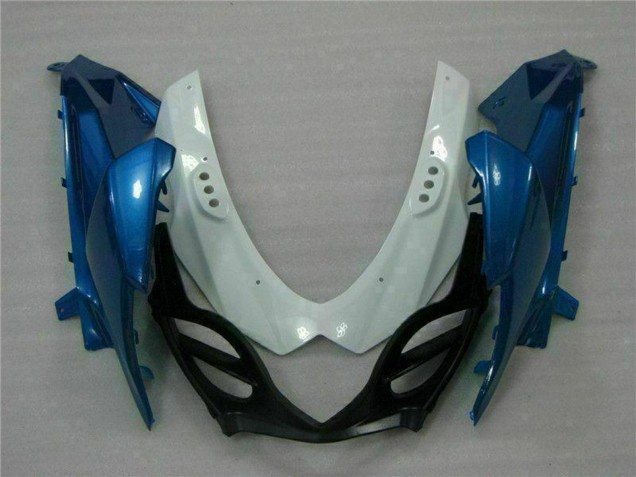 Preisgünstige Suzuki GSXR 1000 Abs Verkleidungen Kit 2009-2016 - Weiss Blau Schwarz