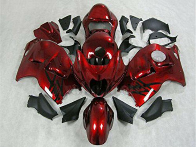 Preisgünstige Suzuki GSXR 1300 Hayabusa Motorrad Verkleidung 1996-2007 - Rot Schwarz