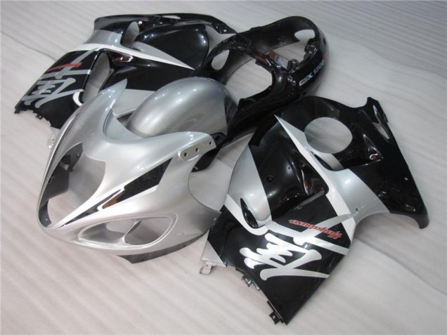 Preisgünstige Suzuki GSXR 1300 Hayabusa Motorrad Verkleidung 1996-2007 - Silber Schwarz