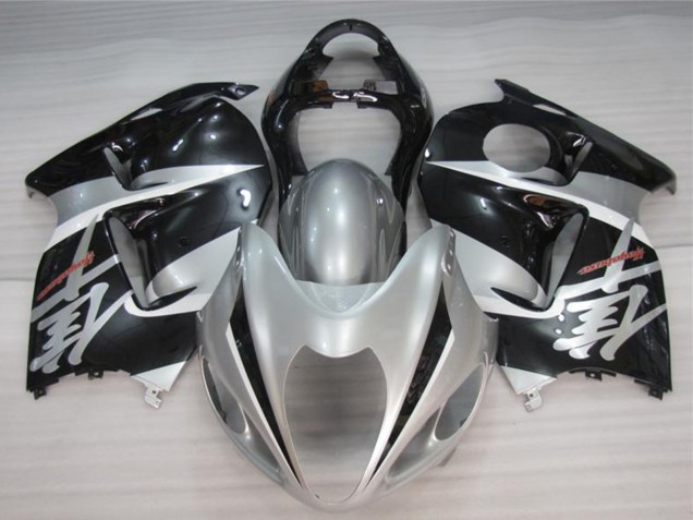 Preisgünstige Suzuki GSXR 1300 Hayabusa Motorrad Verkleidung 1996-2007 - Silber Schwarz