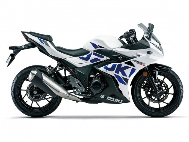 Preisgünstige Suzuki GSX250R Motorrad Verkleidung 2017-2020 - Weiss Blau Schwarz