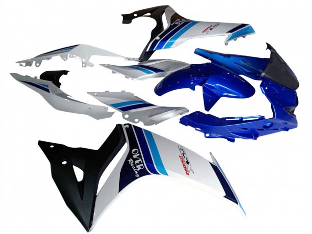 Preisgünstige Suzuki GSX250R Motorrad Verkleidung 2017-2020 - Weiss Blau Schwarz Rennen