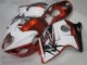 Preisgünstige Suzuki GSXR 1300 Hayabusa Motorrad Verkleidung 1996-2007 - Weiss Orange Schwarz