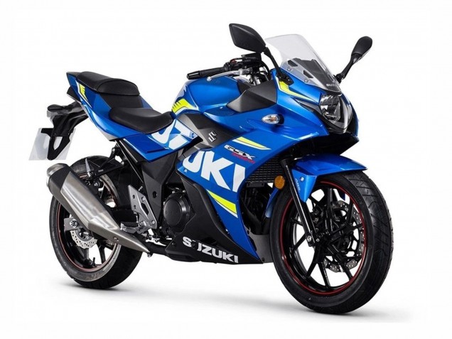 Preisgünstige Suzuki GSX250R Motorrad Verkleidung 2017-2020 - Blau Gelb