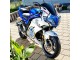 Preisgünstige Suzuki SV650 Motorrad Verkleidung 2003-2013 - Weiss Blau Lucky Strike Motul