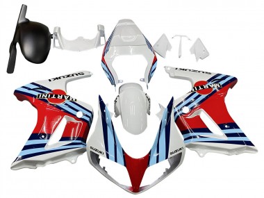 Preisgünstige Suzuki SV650 Motorrad Verkleidung 2003-2013 - Weiss Rot Blau Martini
