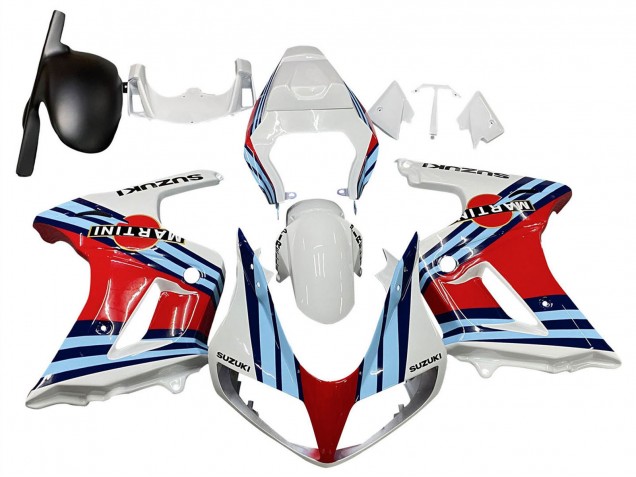 Preisgünstige Suzuki SV650 Motorrad Verkleidung 2003-2013 - Weiss Rot Blau Martini