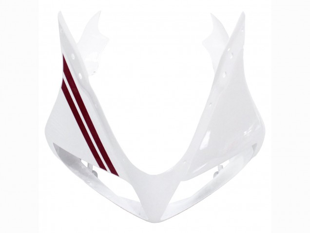 Preisgünstige Suzuki SV650 Motorrad Verkleidung 2003-2013 - Weiss mit Dunkel Rot Linie