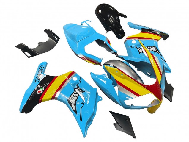 Preisgünstige Suzuki SV650 Motorrad Verkleidung 2003-2013 - Blau Gelb Rot Silber Hai