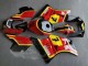 Preisgünstige Suzuki RG400 RG500 RG400/500 Motorrad Verkleidung 1984-1987 - Rot Gelb Schwarz 7