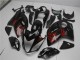 Preisgünstige Suzuki GSXR 1300 Hayabusa Motorrad Verkleidung 2008-2020 - Glanzendes Schwarz Rot