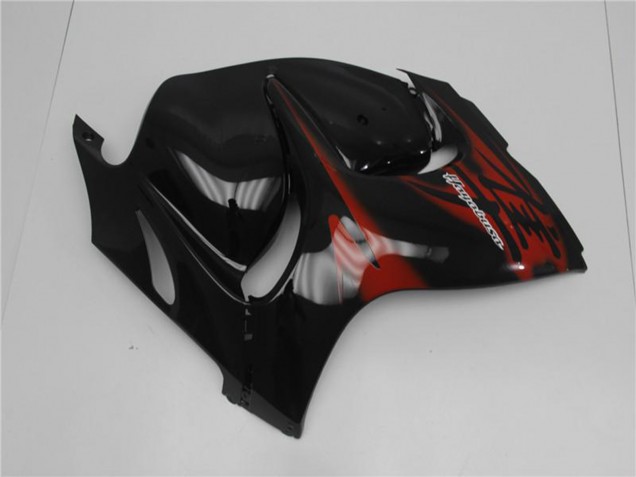 Preisgünstige Suzuki GSXR 1300 Hayabusa Motorrad Verkleidung 2008-2020 - Glanzendes Schwarz Rot