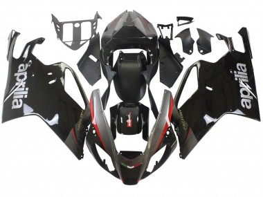 Preisgünstige Aprilia RSV1000 Motorrad Verkleidung 2003-2006 - Glanzendes Schwarz Grau Rot