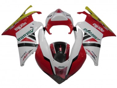 Preisgünstige Aprilia RSV1000 Motorrad Verkleidung 2003-2006 - Weiss Rot Grun Gelb Alitalia
