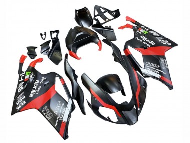 Preisgünstige Aprilia RSV1000 Motorrad Verkleidung 2003-2006 - Schwarz Rot