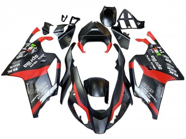 Preisgünstige Aprilia RSV1000 Motorrad Verkleidung 2003-2006 - Schwarz Rot