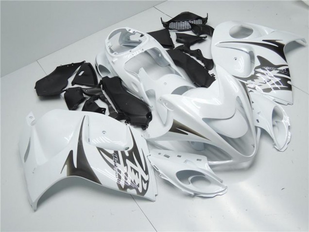Preisgünstige Suzuki GSXR 1300 Hayabusa Motorrad Verkleidung 2008-2020 - Weiss