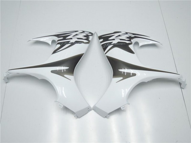 Preisgünstige Suzuki GSXR 1300 Hayabusa Motorrad Verkleidung 2008-2020 - Weiss