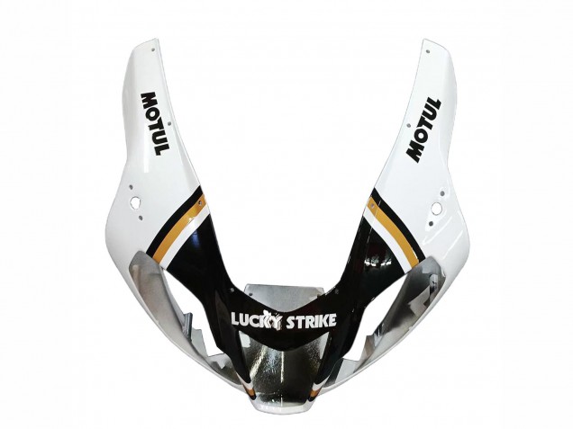 Preisgünstige Aprilia RSV1000 Motorrad Verkleidung 2003-2006 - Weiss Schwarz Lucky Strike Motul Michelin