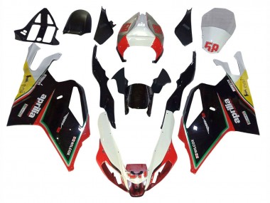 Preisgünstige Aprilia RSV1000 Motorrad Verkleidung 2003-2006 - Weiss Schwarz Rot Gelb 58