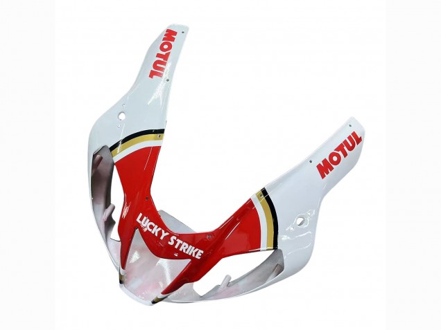 Preisgünstige Aprilia RSV1000 Motorrad Verkleidung 2003-2006 - Weiss Rot Lucky Strike Motul 34