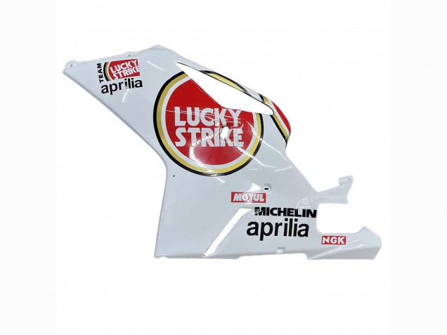 Preisgünstige Aprilia RSV1000 Motorrad Verkleidung 2003-2006 - Weiss Rot Lucky Strike Motul 34